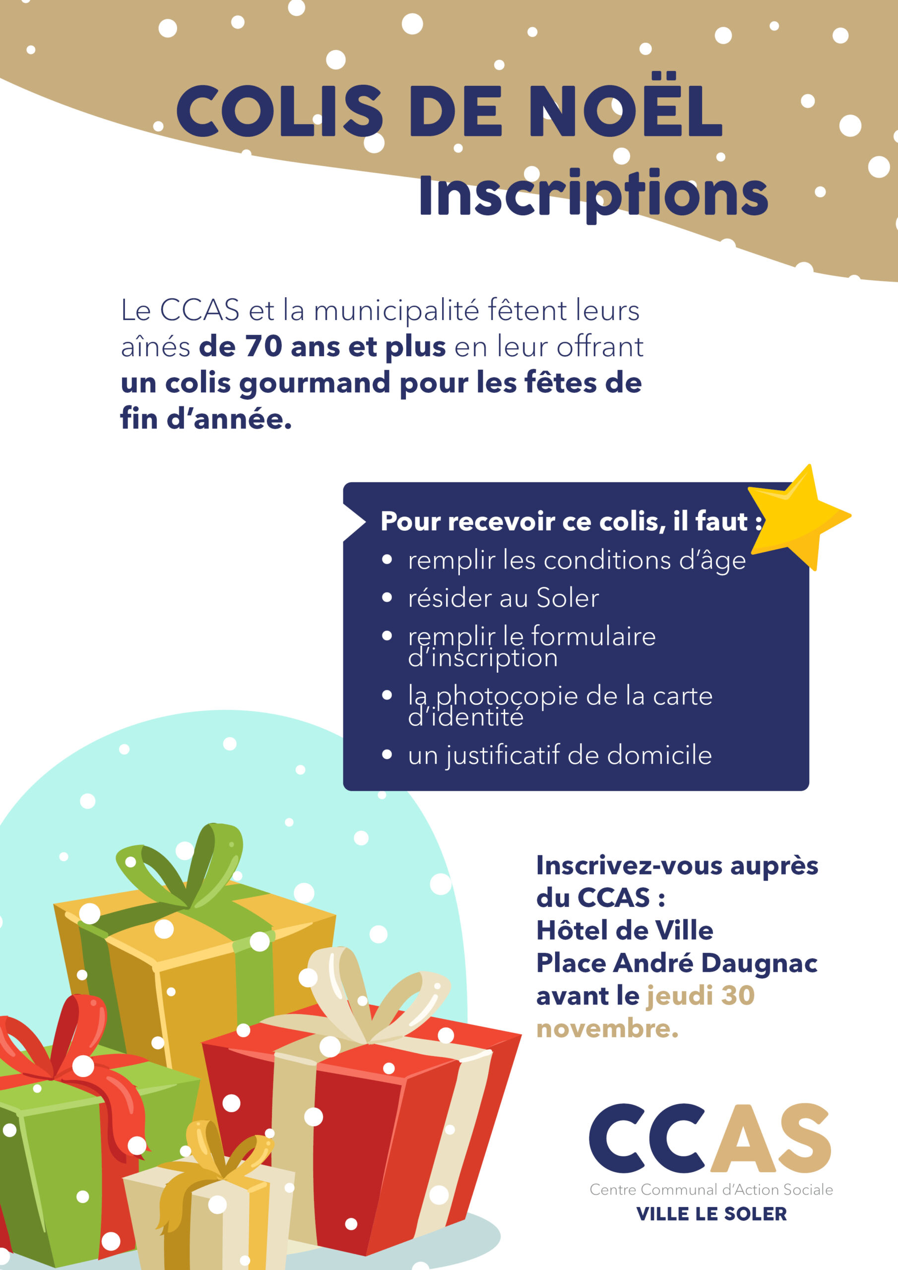Colis des ainés Le Soler 2023