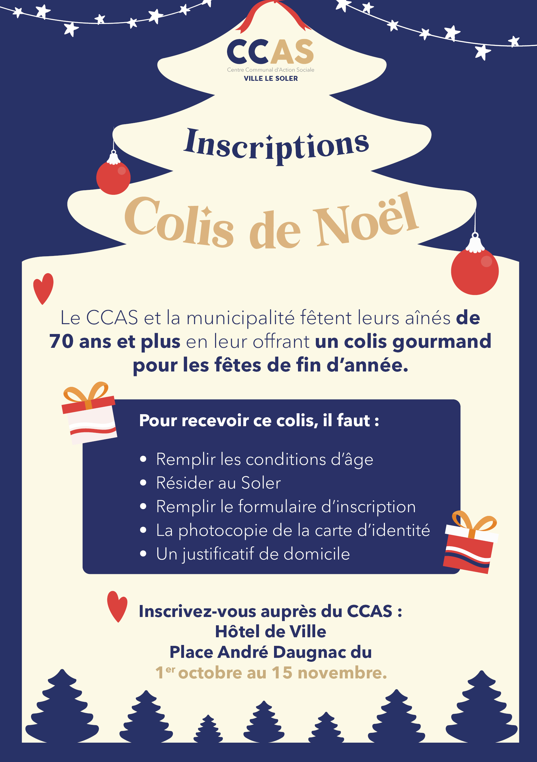 Colis des ainés Le Soler 2023