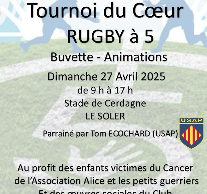 Tournoi rugby du cœur
