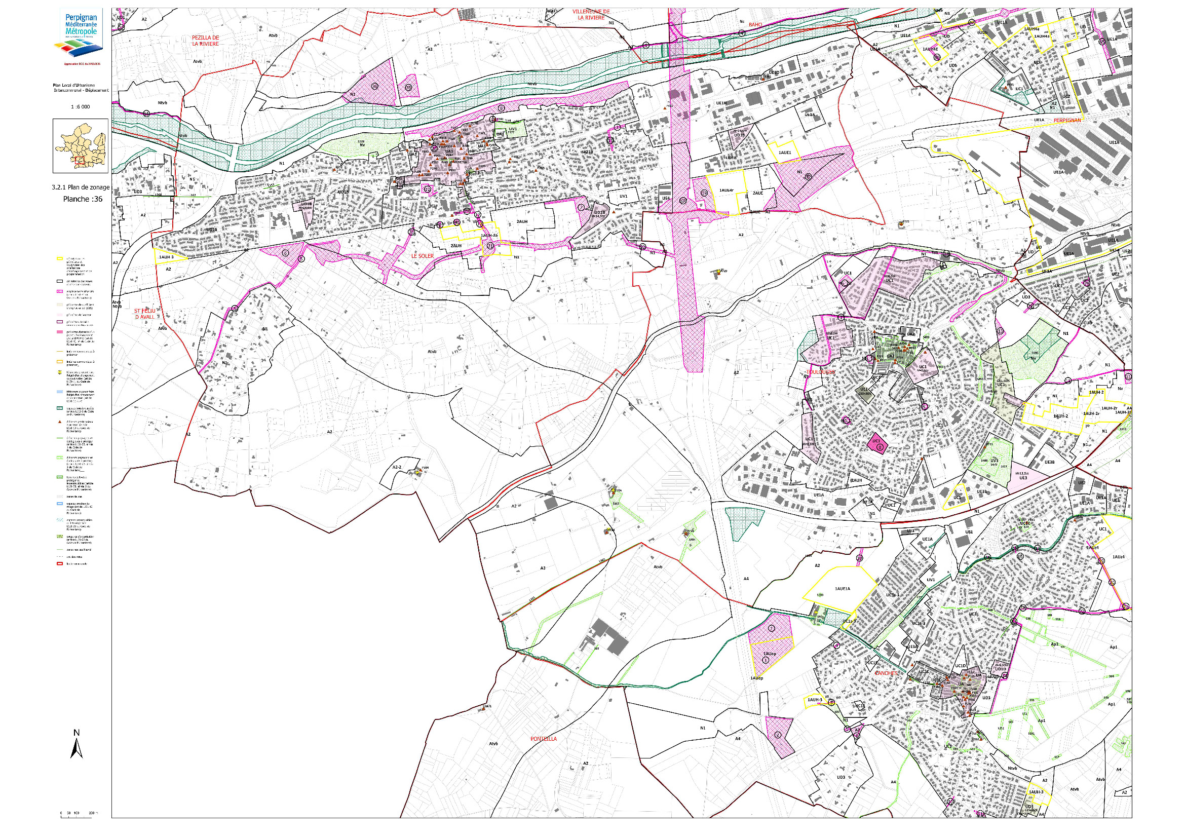 Réglement_Graphique carte PLUID Mairie de Bages - LABEL « VILLES ET VILLAGES FLEURIS »
