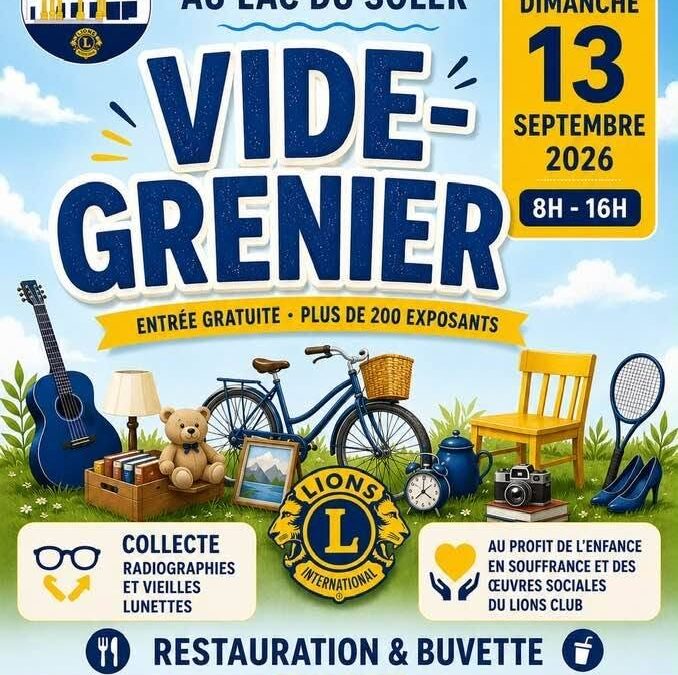 Vide-grenier du Lions Club